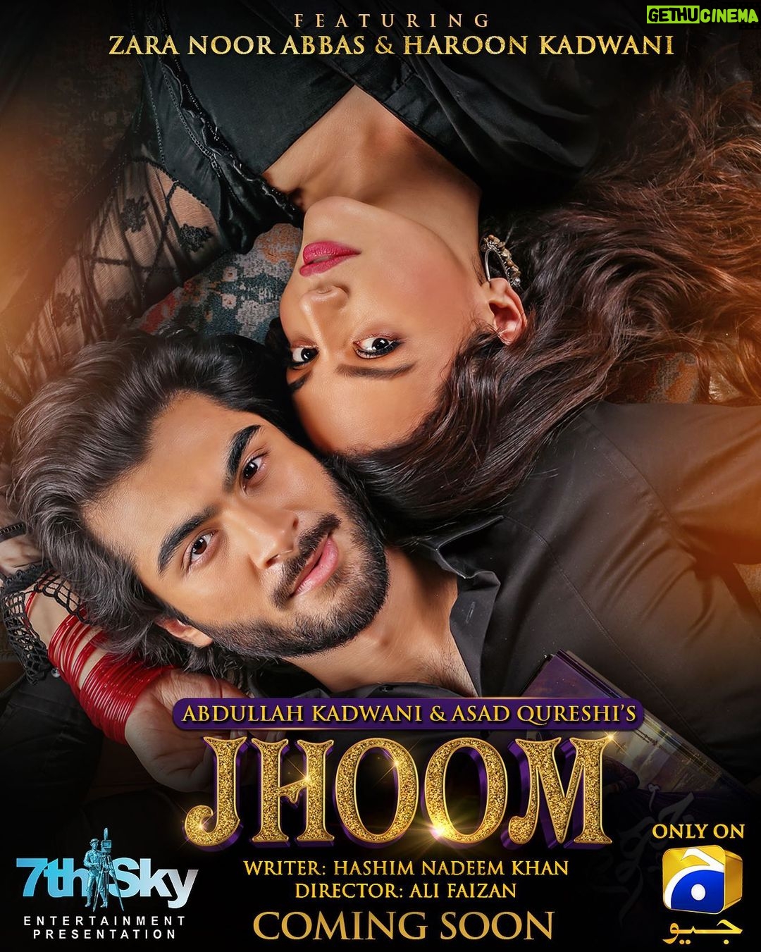 Haroon Kadwani Instagram - When love takes over, boundaries cease to exist… The journey of Aryaan and Maryam in the world of #Jhoom 💫, a story set to redefine the meaning of true love! @abdullah.kadwani @asadaqureshi @harpalgeotv @7thskyentertainment @hashimnadeem.official @ali.faizan.338 @zaranoorabbas.official #Jhoom #GeoEntertainment #7thSkyEntertainment #AbdullahKadwani #AsadQureshi #HashimNadeemKhan #AliFaizan #HaroonKadwani #ZaraNoorAbbas