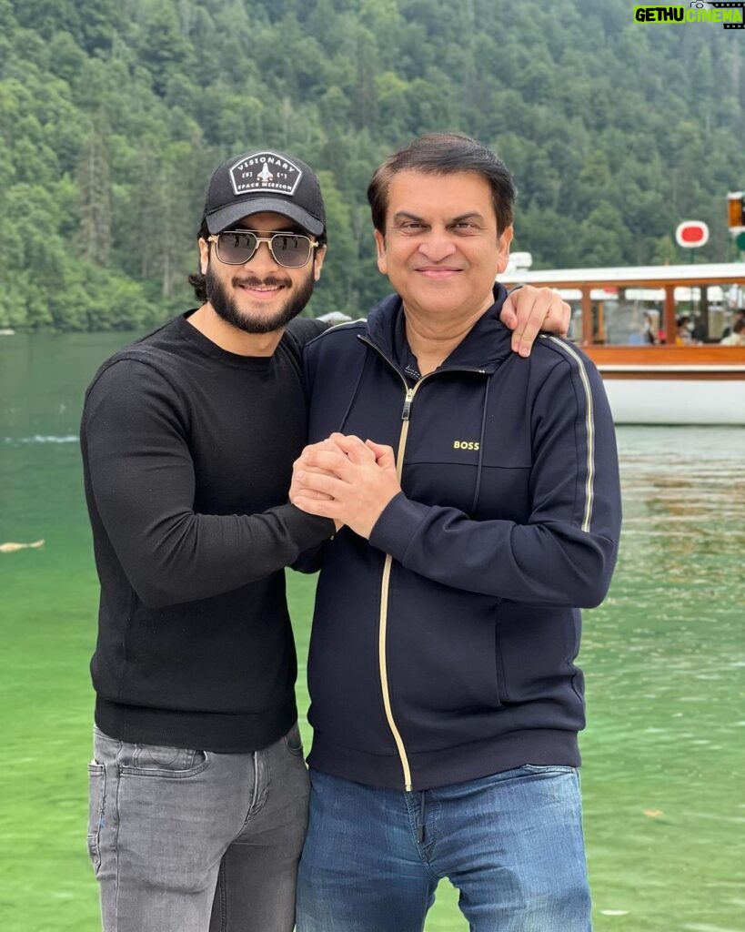 Haroon Kadwani Instagram - Happy Birthday to my pillar of strength. You inspire me to become stronger everyday. Your hard work and dedication is beyond belief and your strive to perfection is unmatched. He calls himself a man of relationships - and to this day credits his mother for everything that he has achieved. I hope I can live up to your unnumbered expectations Dad! 😆❤️🥇 Love you, your super proud beta 🤍 Königssee, Bayern, Germany