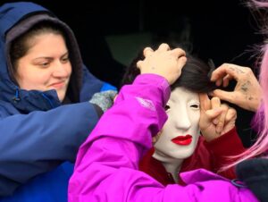 Harry Shum Jr. Instagram - Thank you to all the brave ones for watching and sharing your crazy theories! Swipe for proof that we weren’t short of any fun while making our little thriller. BTS for BSI #BroadcastSignalIntrusion Available NOW to buy or rent on @amazonprimevideo @appletv @fandango and other digital platforms. @jacobgentry @itskelleymack @darkskyfilms