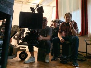 Harry Shum Jr. Instagram - Thank you to all the brave ones for watching and sharing your crazy theories! Swipe for proof that we weren’t short of any fun while making our little thriller. BTS for BSI #BroadcastSignalIntrusion Available NOW to buy or rent on @amazonprimevideo @appletv @fandango and other digital platforms. @jacobgentry @itskelleymack @darkskyfilms