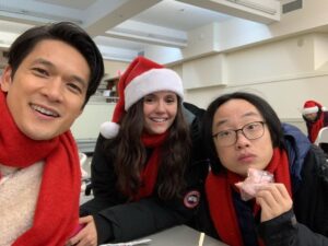 Harry Shum Jr. Instagram - UPDATE: Number ONE movie in the world on @netflix !!! These two (@funnyasiandude & @nina) are brilliant in this movie and I had the pleasure of playing a douche just like my mom raised me in an alternate universe. Made me extremely happy to work with another fellow Tico, our director @hximenez who killed it. Love to @itsmaryveee who assembled an amazing cast and crew! Tis’ the season! Enjoy again and again! #lovehard
