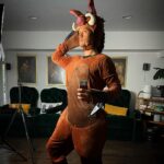 Harry Shum Jr. Instagram - Thirst trap in the animal kingdom 😂 #happyhalloween #pumba