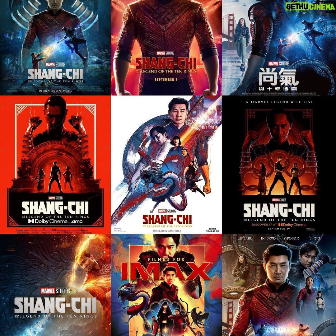 Harry Shum Jr. Instagram - It’s the weekend of @shangchi !! Major congrats to our new hero @simuliu & @awkwafina @michelleyeoh_official @wongrel @destindaniel @mengerzhang #proud