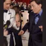 Harry Shum Jr. Instagram - I had the pleasure of hanging with @thejameshong @theacademy who is now my fav grandpa. From his googly eyed tux, to dancing for the crowd, to him whispering in my ear to cradle him and sing him a lullaby during an interview, to having @samuelljackson fanboying over him on how he is going to catch up to his IMDB filmography count, to him eating his self packed sandwich and pre-cut apples during the ceremony, to sipping on a martini (that he went to the bar and ordered himself) and to finally seeing him with an Oscar just made my damn night. He’s a national treasure. 94 and living his best life.