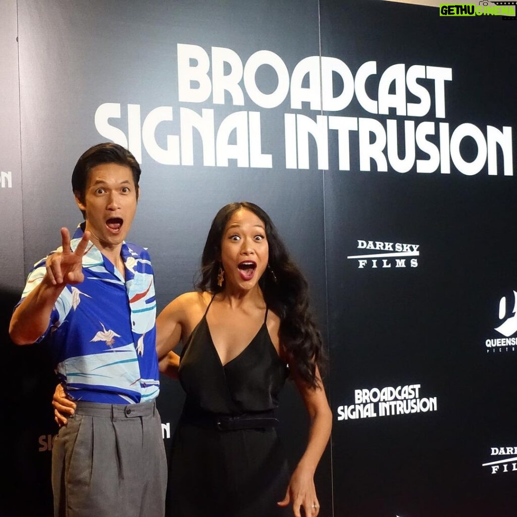 Harry Shum Jr. Instagram - Felt the love the other night for the screening of BSI which is OUT TODAY! You can order it now On Demand on @appletv and other platforms or catch it in select theaters. The soulful score from @benlovett is incredible and will get you right in the noir mood. You’ll be treated with performances that’ll stick with you from @jstnwelborn & @kelley_mack 👁 @jacobgentry direction will inject you with visually stunning thrills and spices of paranoia bringing you along for this eerie ride. Maybe you can also tell me what I'm trying to describe in the first pic🌀🌀🌀 Tell me all your theories… @darkskyfilms #broadcastsignalintrusion Love to my amazing team @marissaupchurch @nicklopiccolo @mkizzo @chad_m_christopher