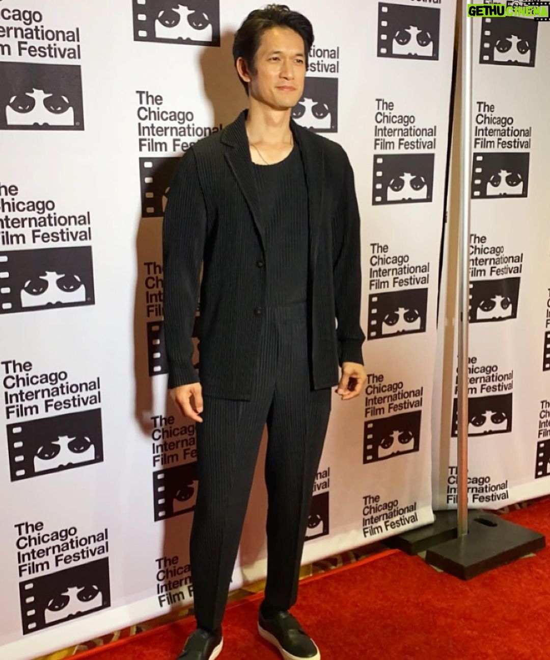 Harry Shum Jr. Instagram - Fun times touring Chicago promoting BSI! Thank you to everyone who put together such a fun trip. Great meeting some very kind fans who I deeply appreciate. Hearing your theories about the film got me 😱 You can preorder #BroadcastSignalIntrusion on @appletv now! P.S. Also speaking to David @dangomavisuals in the 8th pic-was a joy to hear how passionate he is about cinematography and being a fan of @wongfupro @wongfuphil @thewesleychan work. Hire him the next time you’re in Chi fellas. #chifilmfest Chicago, Illinois