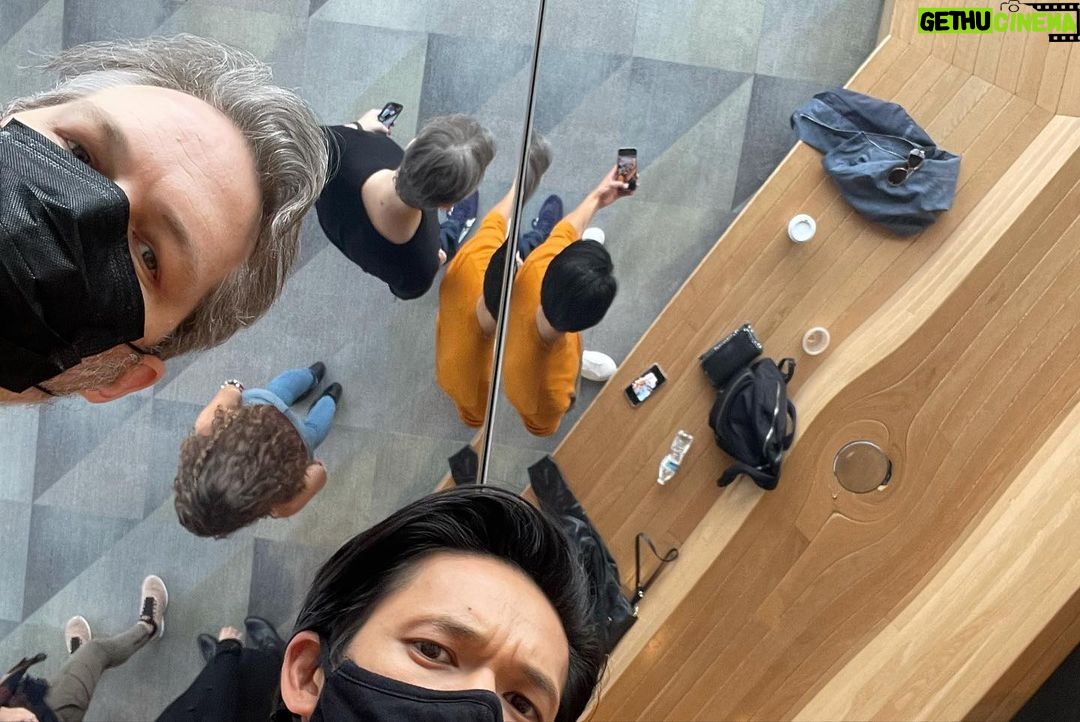 Harry Shum Jr. Instagram - One thousand five hundred and fifty three feet up high on the @skydeckchicago before tonight’s #chifilmfest premiere! This is the same tower where they filmed Ferris Bueller - so we couldn’t resist. Scroll through ➡️ #broadcastsignalintrusion @darkskyfilms Chicago, Illinois