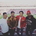 Harry Shum Jr. Instagram - Boys trip out to the bay to support our @49ers and had an epic time even tho we fell short. Too many heart attacks throughout the game. The last video “cot damnit” 😂 Those last 3 seconds!!!! Thank you @levis for hosting! Levi's Stadium
