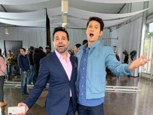 Harry Shum Jr. Instagram - BTS: Behind the Scenes fun for @allmylifemovie releasing in theaters tomorrow December 4th! (PVOD later this month) We hope you enjoy it as much as we enjoyed making it! #allmylifemovie #allmylife  #newmovie @universalpictures