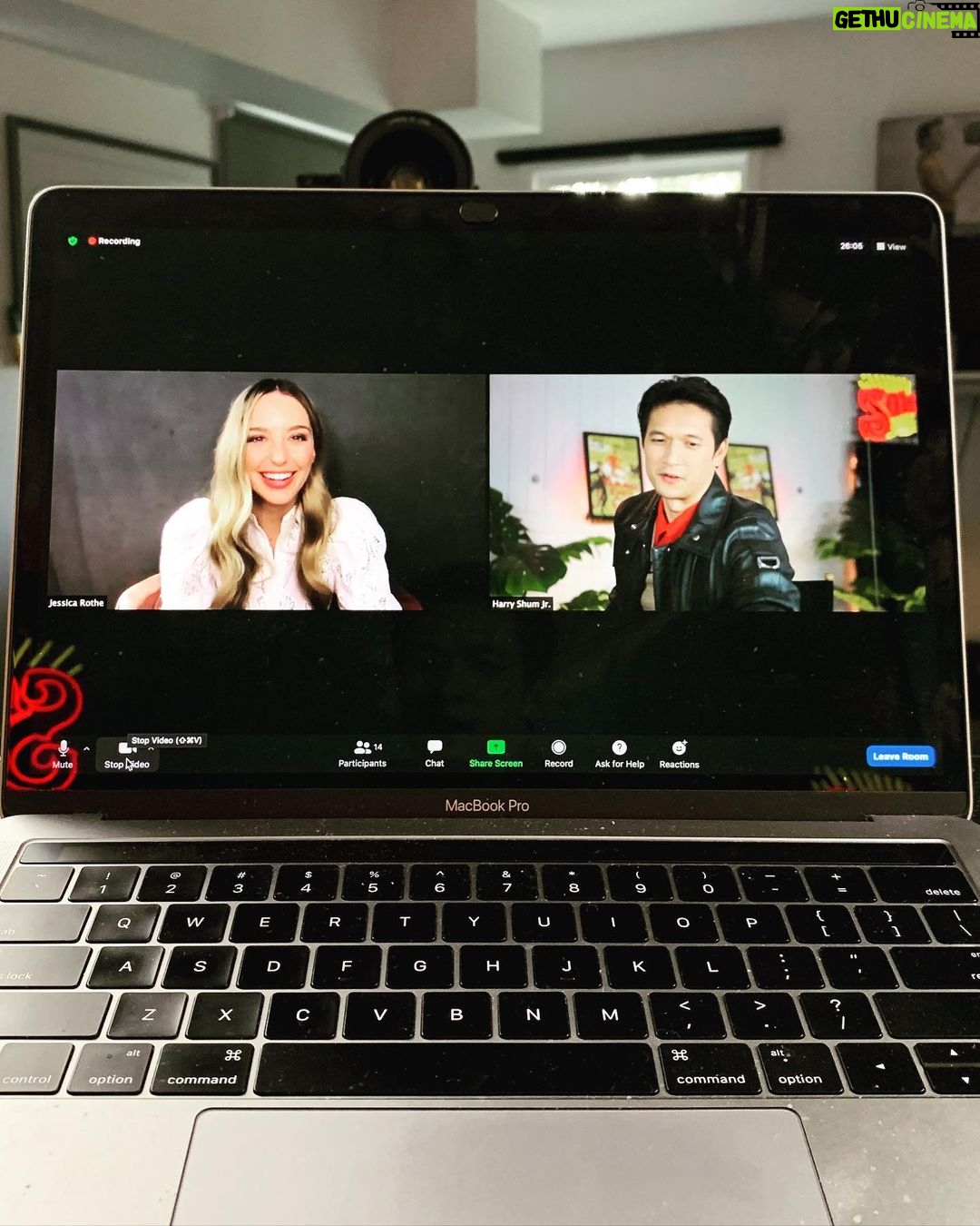 Harry Shum Jr. - 151.3K Likes - First full day of press for @allmylifemovie in the zoom era, reaching journalist around the world all from the corner of my house. What a crazy time but the feedback for the film has been amazing so far! Was pumped to see the rest of our amazing cast & kick it with @jessica_rothe for the day via pixels. Thanks to my incredible team and the stone cold photographer called “timer” 😂 (Shelby took ☝️tho) @warrenalfiebaker @andreapezzillo @marissaupchurch @nicoleperna @imprintpr