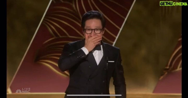 Harry Shum Jr. Instagram - FINALLY getting their due. Their patience, their undeniable talents, and their kindness makes this all the more special. CONGRATS on a new chapter @kehuyquan & @michelleyeoh_official #goldenglobes #everythingeverywhere