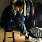 Harry Shum Jr. Instagram - 🚛🖱Photo of me wearing cozy 🧵 by @kennlaw