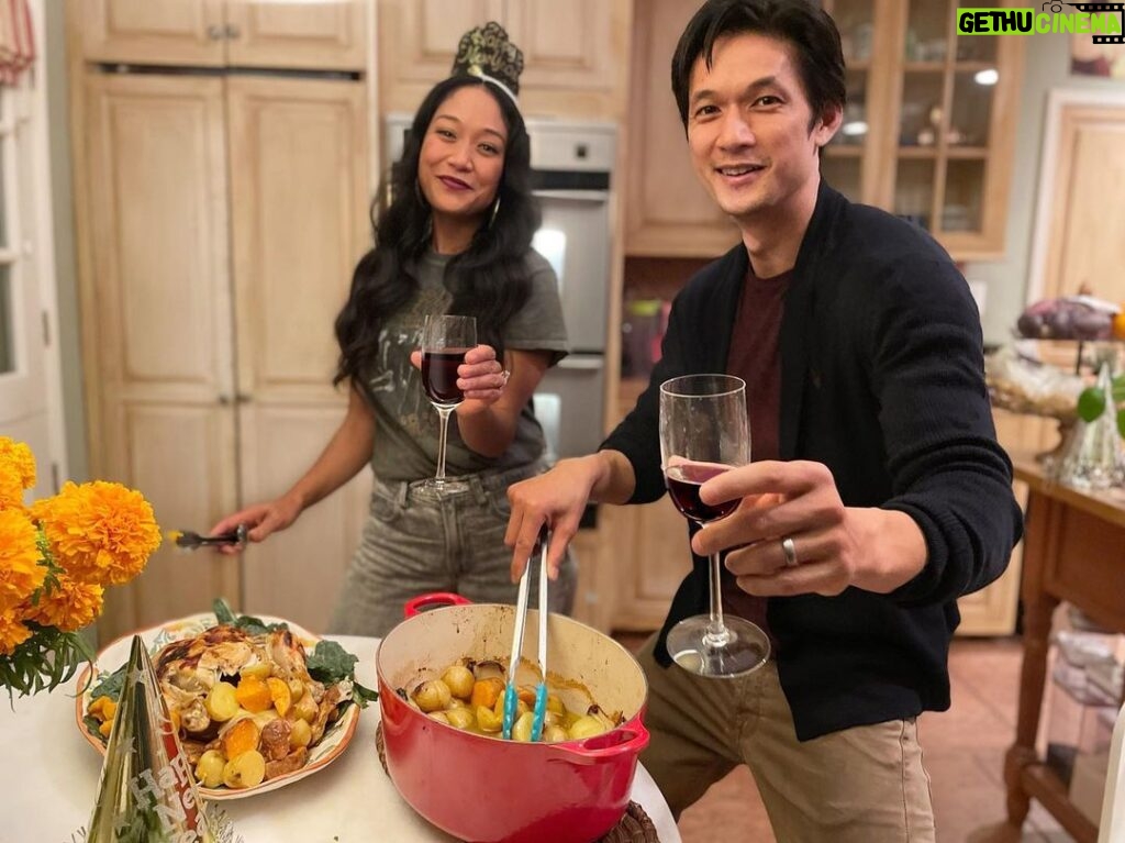 Harry Shum Jr. Instagram - Been storing up recipes and we’ve never been more ready to host group dinners again. Partnering up with Moët Hennessy to celebrate the holidays!  Extending an invite to you for a chance to win a virtual cocktail experience with me, benefiting @ThePeopleConcern. Visit http://holidaywishshop.com for details! @MoetHennessy #HolidayWishShop
