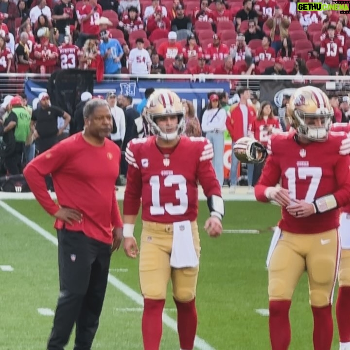 Harry Shum Jr. Instagram - Poetic season not only for Brock Purdy but for the whole @49ers organization!!! Last pick in the draft to the SUPERBOWL!! I did lose some years watching the first half tho π #FTTB #DoItForTheBay Levi's Stadium