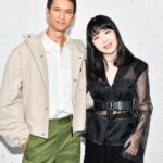 Harry Shum Jr. Instagram - What a delight to see the new designs from @hanakomaeda x @adeam this year. Supporter of forward thinking designs and love of movement - in particular to dance as Hanako featured in her show. Thank you for letting me lace up in @adeamichi to attend the exhilarating show! #fashionweek Styled by @warrenalfiebaker & groomed by @jessica_o_