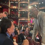 Harry Shum Jr. Instagram - I had the pleasure of hanging with @thejameshong @theacademy who is now my fav grandpa. From his googly eyed tux, to dancing for the crowd, to him whispering in my ear to cradle him and sing him a lullaby during an interview, to having @samuelljackson fanboying over him on how he is going to catch up to his IMDB filmography count, to him eating his self packed sandwich and pre-cut apples during the ceremony, to sipping on a martini (that he went to the bar and ordered himself) and to finally seeing him with an Oscar just made my damn night. He’s a national treasure. 94 and living his best life.