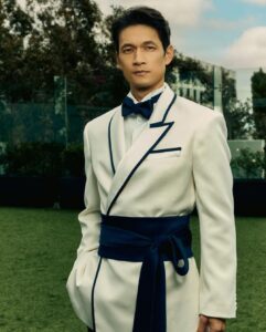 Harry Shum Jr. Instagram - East x West—-Felt like a million bucks (not calculated for inflation) at the Oscars. Honored to be the first to wear @adeam bespoke tuxedo and have @esquire capture the process of getting ready for the big night. Also having my friend @stormsantos shooting made it a family affair! Thank you @hanakomaeda x @warrenalfiebaker for knocking this one out of the park! Fun details where? Link in my bio. @everythingeverywheremovie @imprintpr Styled by: @warrenalfiebaker Grooming: @sonialeeartistry Photography: @stormsantos