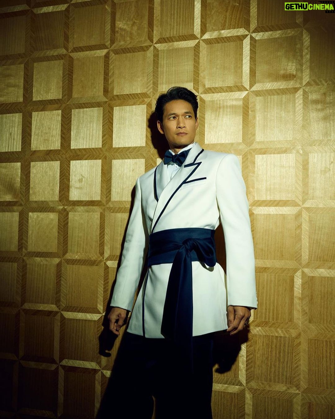 Harry Shum Jr. Instagram - East x West—-Felt like a million bucks (not calculated for inflation) at the Oscars. Honored to be the first to wear @adeam bespoke tuxedo and have @esquire capture the process of getting ready for the big night. Also having my friend @stormsantos shooting made it a family affair! Thank you @hanakomaeda x @warrenalfiebaker for knocking this one out of the park! Fun details where? Link in my bio. @everythingeverywheremovie @imprintpr Styled by: @warrenalfiebaker Grooming: @sonialeeartistry Photography: @stormsantos