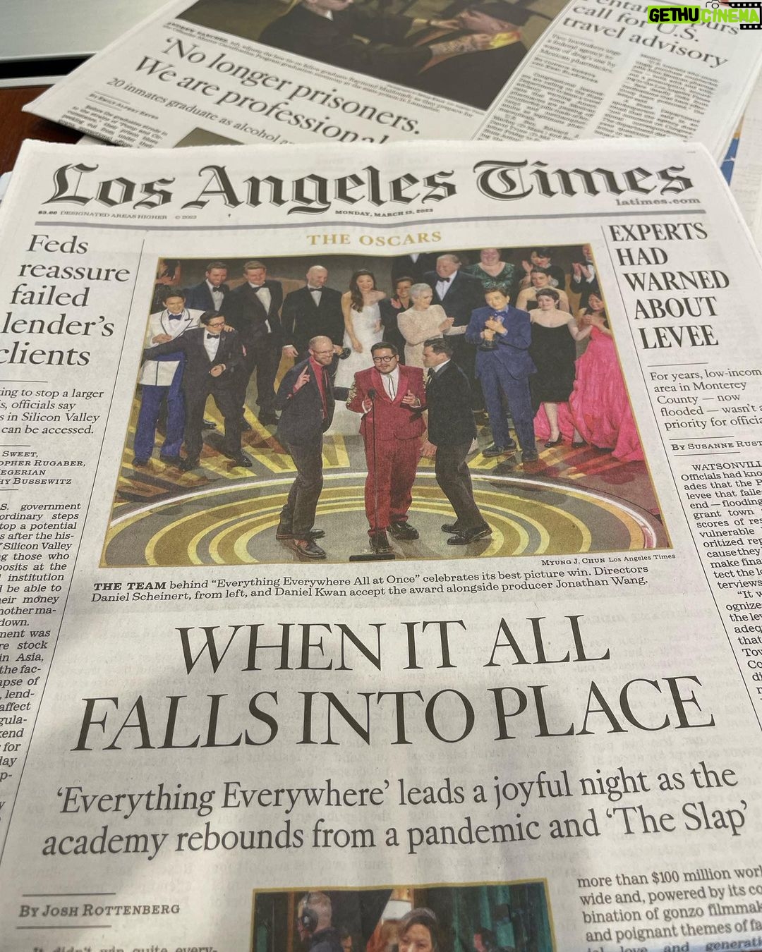 Harry Shum Jr. Instagram - 📰 ❤️ #oscars2023