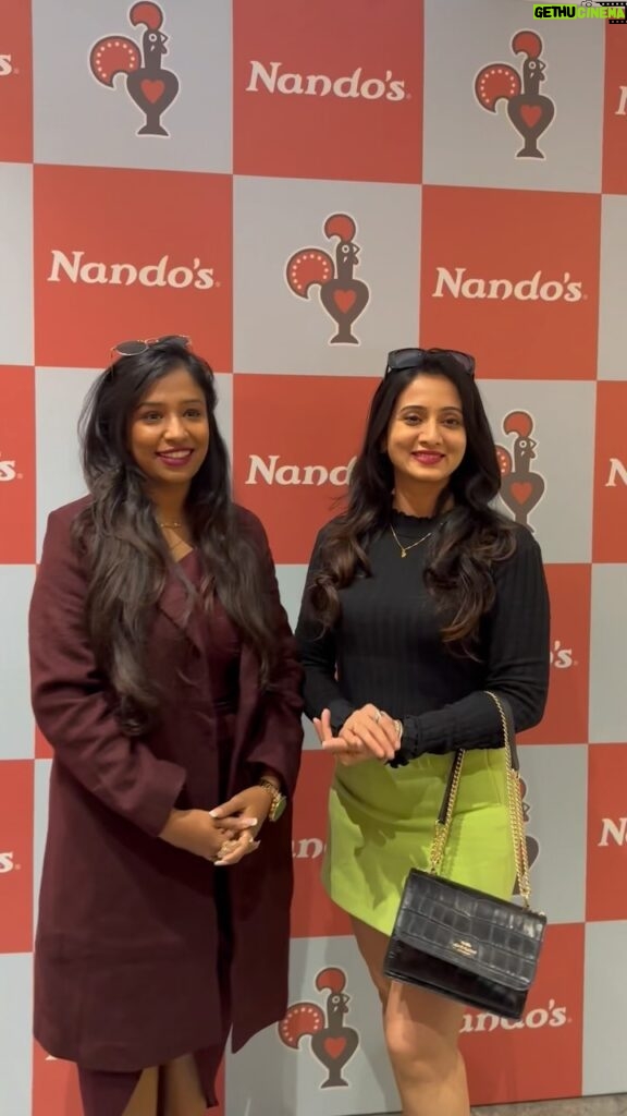 Harshika Poonacha Instagram - Uncovering the candid interview with the most genuine warmth and charming actress 🥰@harshikapoonachaofficial as we launched the world class legendary chicken restaurant- @nandos.ind at @phoenixmoa 🎀 Phoenix Mall of Asia