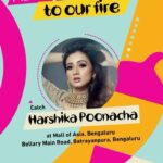 Harshika Poonacha Instagram – See you today at @phoenixmoa for the brand new store launch of @nandos.ind ❤️ Phoenix Mall of Asia