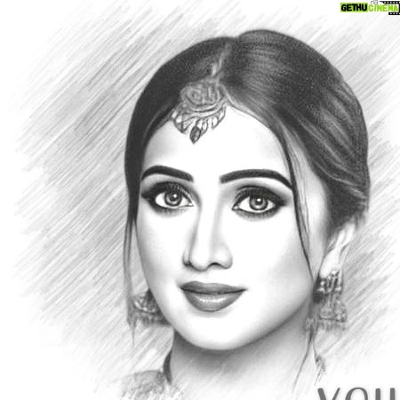 Harshika Poonacha Instagram - Sketch kesa hai di @harshikapoonachaofficial