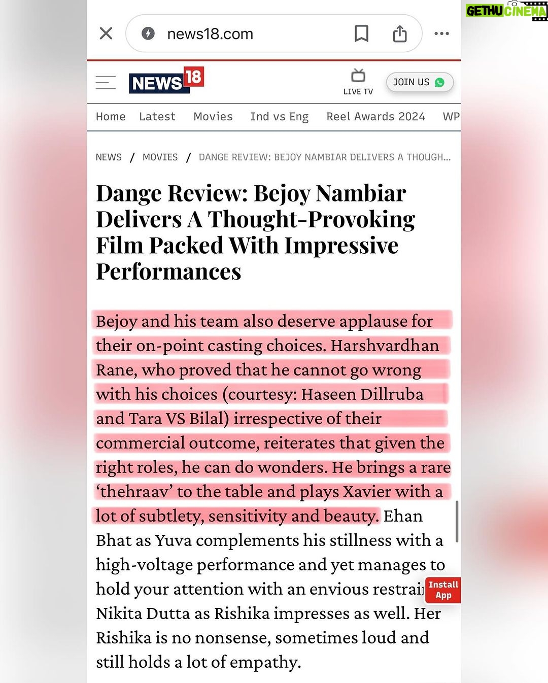 Harshvardhan Rane Instagram - Thank you to the sculptor/teacher/boss/master/saviour @bejoynambiar Sir! For 1. Showing me my characters smile (he discussed 19 types of smiles and chose one for Xavier) 2. Giving me a reason for why Xavier is holding back and how much can you push him! 3. Explaining to me what is xavier’s dominant emotion and how does he diffuse a surge. 4. Telling me which mythology character does xavier resemble and how can we set him up in this vibrant new world. 5. Giving me the logic behind his research paper on treating depression. …this list is endless Sir, i can thank you all day, but when i read a review which sounds like how you sounded 2 years ago on a phone call and innumerable character arch discussions, i cant help but tell people the kind of detailing you do for each character, each shot, each beat! Forever fan! Pali and now Xavier!