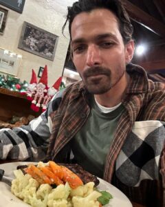 Harshvardhan Rane Instagram - LA to Big Sur 🏍️ The roads were straight as an arrow, rode for around 800 miles (1287 km), should have carried thermals (बहुत ठंड थी) the ride was smooth as amul butter! #California on a #ShotGun650
