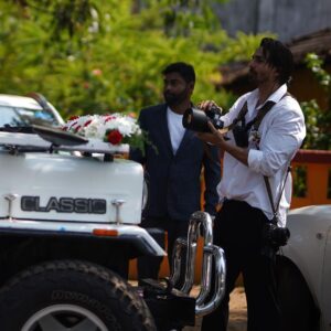 Harshvardhan Rane Instagram - Congratulations Omar and Rohini 👰🏻‍♀️🤵🏻‍♂️ Was the official photographer for my sisters wedding from our side :) Glad i carried another shirt for the reception 😅 The jacket i wore in the reception is from Sanam Teri Kasam! (its the only black formal blazer i own) Will show you the pictures of the wedding tomorrow! Goa