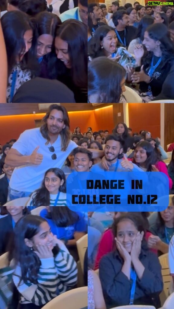Harshvardhan Rane Instagram - Been going to colleges and telling them the importance of buying tickets vs downloading films and watching them on 💻 #DANGE in few theatre screens! #WORLDWIDE 8 Days to go Styled by: @haaute Fit: @shout.style Dir: @kaderfarrah Thank you @smshetty.bammc ♥️
