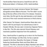 Harshvardhan Rane Instagram – 8 years of #SanamTeriKasam

पार्ट २ नहीं बनी क्योंकि आपने पार्ट १ की टिकट्स नहीं ख़रीदी।

Watch #DANGE in theatre on 1st March, please!