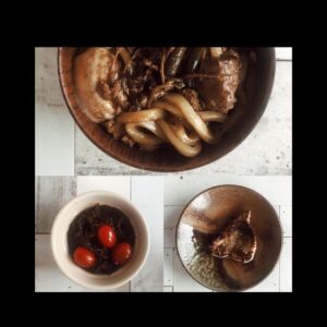 Haruma Miura Instagram - おはようございました。
※煮込みうどん
すき焼きの残り汁に卵をおとして
————————————————————————
＊カジキマグロのムニエル
ムニエルって洒落込んだ名前だけどただ、塩、胡椒、パン粉振ってマヨネーズで焼いただけの男子には嬉しいお手軽レシピ。☆バターの替わりにマヨ使ってます。
————————————————————————
＊もずく酢とトマト
お酢は血糖値を緩やかに上げてくれる作用があるんだって、酸味を感じつつ、ほのかにトマトの甘さが主張してくる多幸感に　笑み溢れる事間違いなし…！🐎
————————————————————————
皆様のとっておき簡単レシピ
男子飯！教えてくれると嬉しいです！