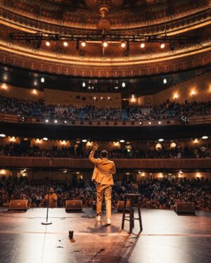 Hasan Minhaj Instagram - The last shows of 2023. Thank you for 4 incredible shows @beacontheatre. I love you New York. Thx to all the special guests who popped in. They crushed. Except @ronnychieng. He was a distraction and I don’t know who let him in the building. Happy New Year to all of you except Ronny.