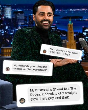 Hasan Minhaj Instagram - i hear you my fellow broskis, ellen degenerates, brohemes, and bad bois LLC. plz add me to your group chat asap ty.