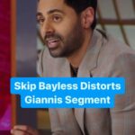 Hasan Minhaj Instagram - Skip Bayless’s misrepresentation of Giannis’s “roast” of Kevin Durant reminds Hasan of everything he hates about the media. #AfterTheCut