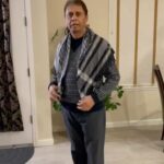 Hasan Minhaj Instagram - This is my fathers screen test for the hit Bollywood film ‘Pathaan’. Observe the confidence, the swagger, THE EFFORTLESS SCARF FLIP at the end. Pls forward to producers @iamsrk.