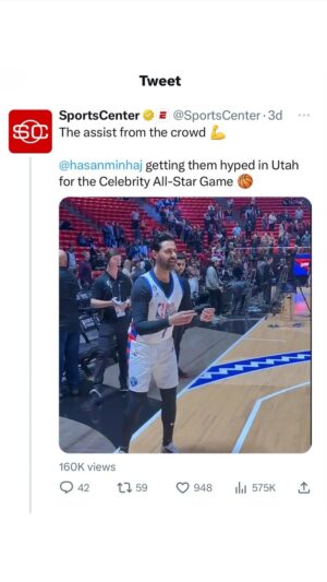 Hasan Minhaj Instagram - never forget, the game will humble you.