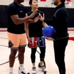 Hasan Minhaj Instagram - Come on @lethalshooter, we talkin’ about practice! Tune into @nbaallstar tonight at 7pm EST on @espn 🏀