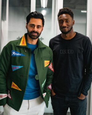 Hasan Minhaj Instagram - Got to hang with one of my favorite creators in the world @mkbhd.  We talked the future of tech on the @wvfrmpodcast, and then Marques gave me a QWERTY keyboard test. Mavis Beacon would be proud.