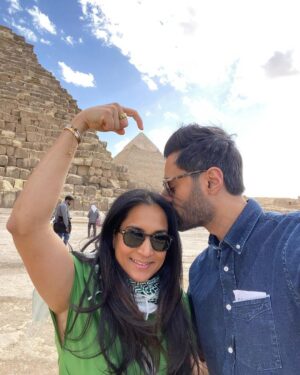 Hasan Minhaj Instagram - Mom n’ Dad went to Cairo. Koshari is delicious.