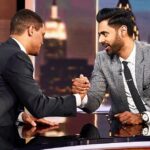 Hasan Minhaj Instagram - 7 amazing years. You did it your way, and you made @thedailyshow your own. We had some amazing times @trevornoah, and we can’t wait to see what you do next. Thank you for not firing me when I needed health insurance the most!