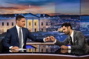 Hasan Minhaj Instagram - 7 amazing years. You did it your way, and you made @thedailyshow your own. We had some amazing times @trevornoah, and we can’t wait to see what you do next. Thank you for not firing me when I needed health insurance the most!