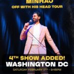 Hasan Minhaj Instagram – DC, we added a last minute 4th show this Saturday @theanthemdc ‘cuz you’re a wild and crazy bunch. The late show is for the weirdos. Join us. It’s gonna be fun 😎 The Anthem Theater DC