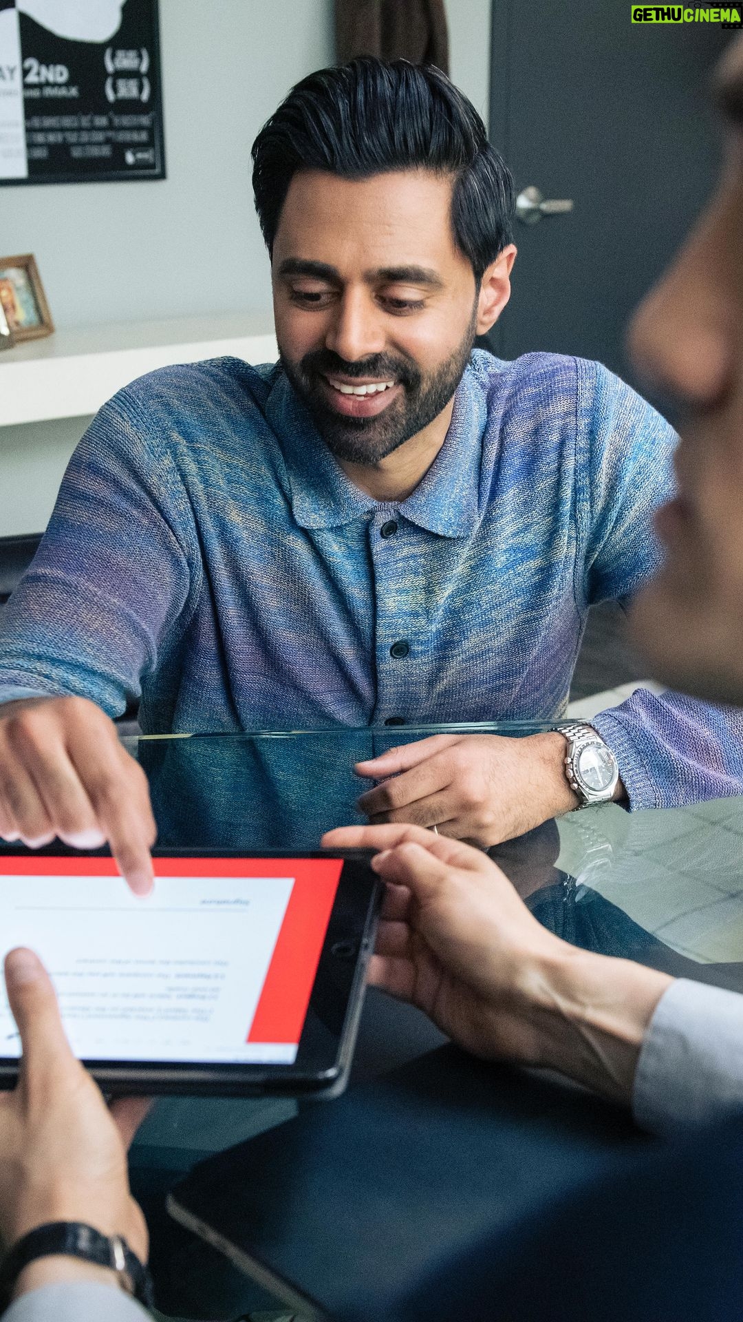 Hasan Minhaj Instagram - Out here signing @AdobeAcrobat deals and devouring fresh scallops. Yes, they’re very fresh. Link in bio for my *very specific* demands. #AcrobatsGotIt #AdobePartner