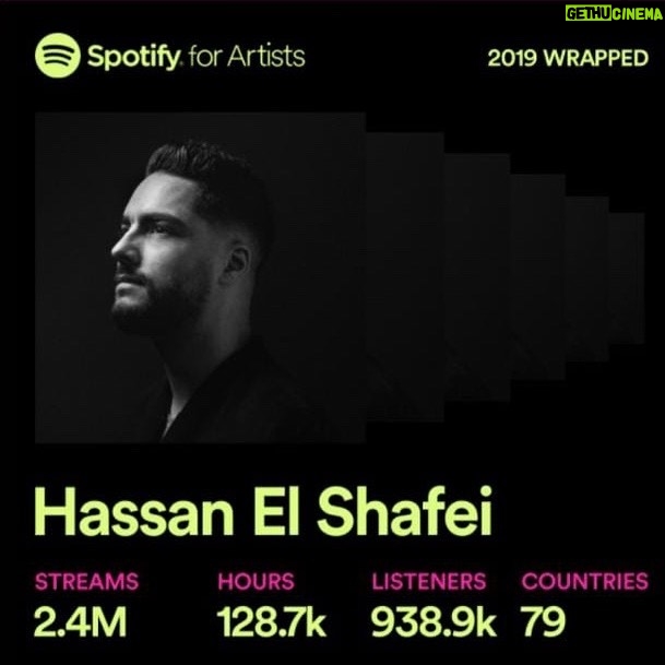 Hassan El Shafei Instagram - Thank you for an incredible 2019 on @Spotify! See you in 2020 ♥️ @spotifyarabia