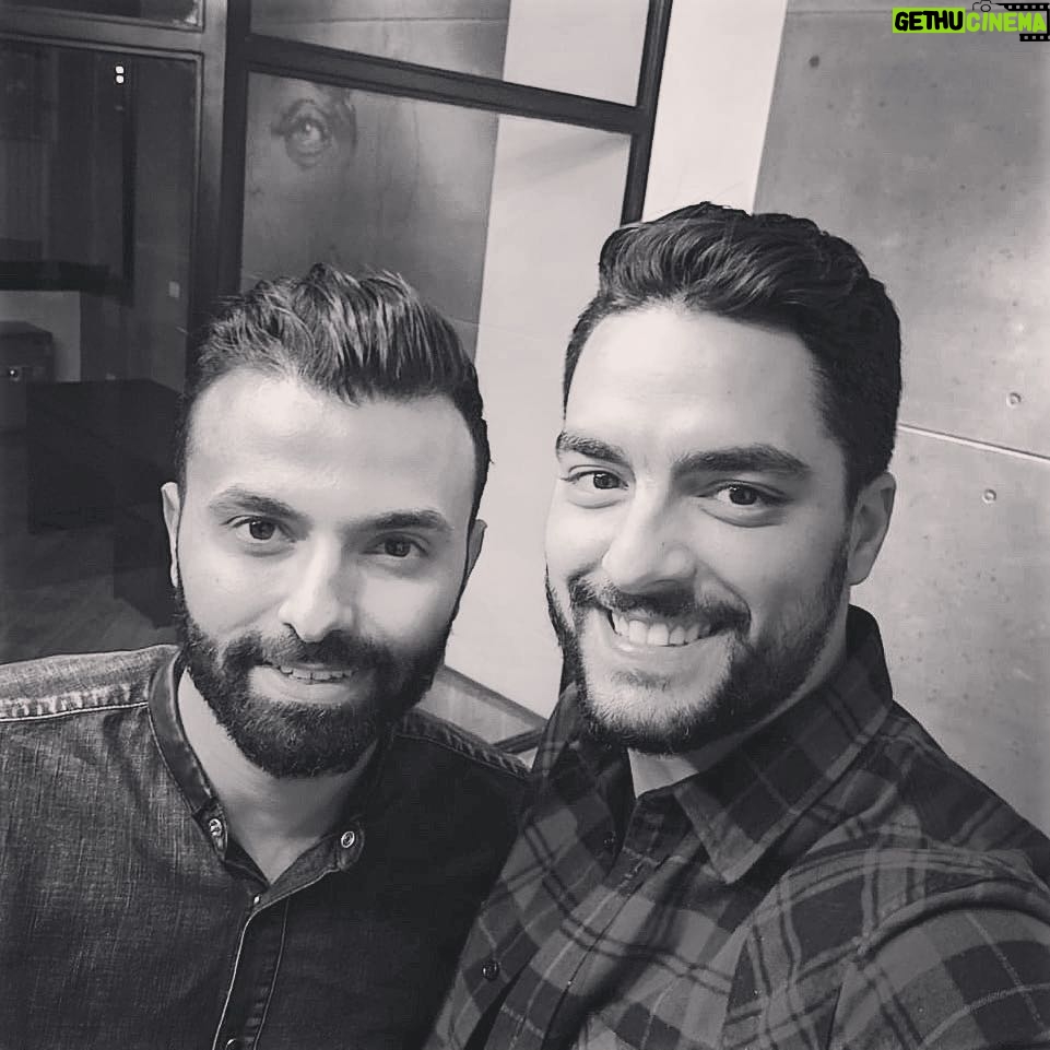 Hassan El Shafei Instagram - Happy birthday to @mohamedelsha3er my brother from another mother, my partner and best friend. Love you, Shoushi 😘🐲