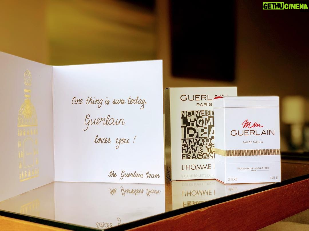 Hassan El Shafei Instagram - Thank you @guerlain for the thoughtful gift.