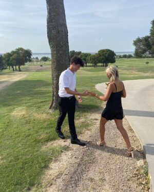 Hayden Summerall Instagram - her hoco🥺 2021