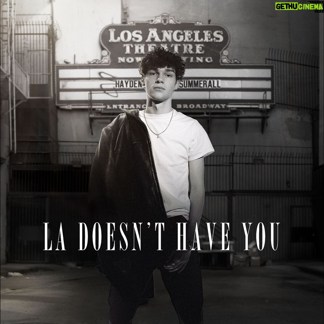 Hayden Summerall Instagram - DECEMBER 8TH - LA DOESN’T HAVE YOU Pre-Save Link in bio <3 Los Angeles, California