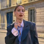 Hazal Kaya Instagram - I don’t care, I paint the town red 💋 #işbirliği Paris, France